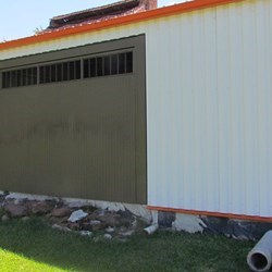 exterior view of the automatic door which is locally made